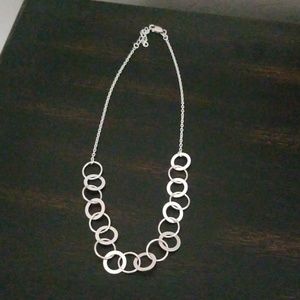 Silver fashion necklace